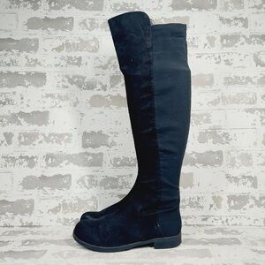 Unisa UnGillean Black Knee High Winter Edgy Boots i629